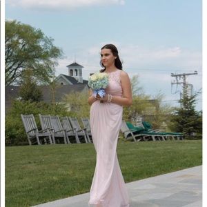 Pink bridesmaids dress